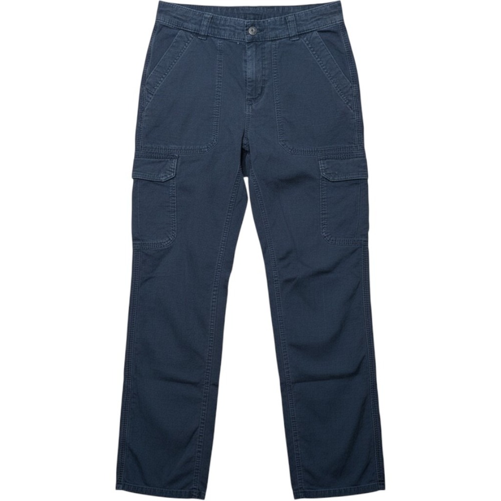 Duluth Trading Co Cargo Pants Women 2 Regular Blue Graphite Ripstop Utility